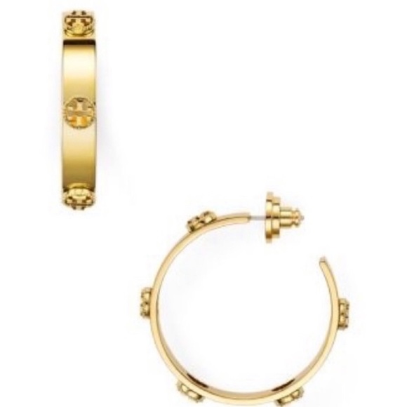 Tory Burch Jewelry - NWOT Tory Burch Miller Round Hoops